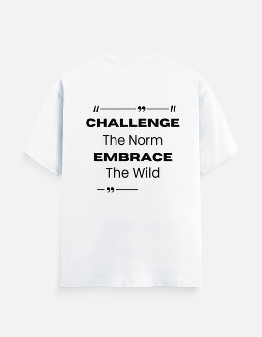 TrueSide Unisex Classic Crew T-Shirt – White – Back View