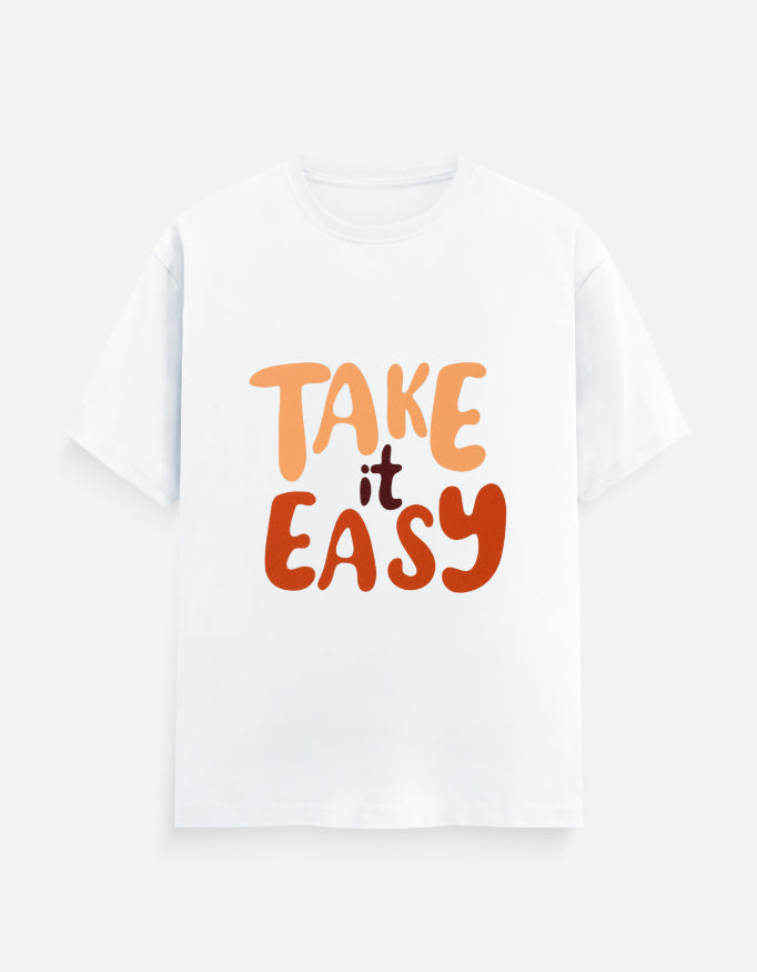 TrueSide Unisex Classic Crew T-Shirt – White – Front View