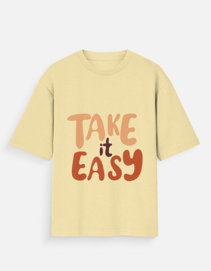 TrueSide Unisex Oversized Standard T-Shirt – Front View