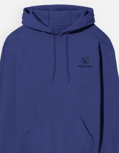 TrueSide Unisex Hoodie – Royal Blue – Side View
